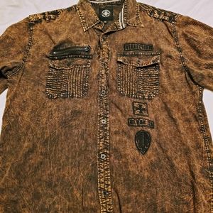Mens Affliction long sleeve shirt